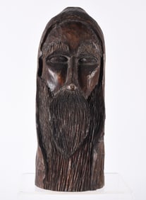 Carved Wooden Head