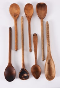 Early American Wooden Kitchen Items