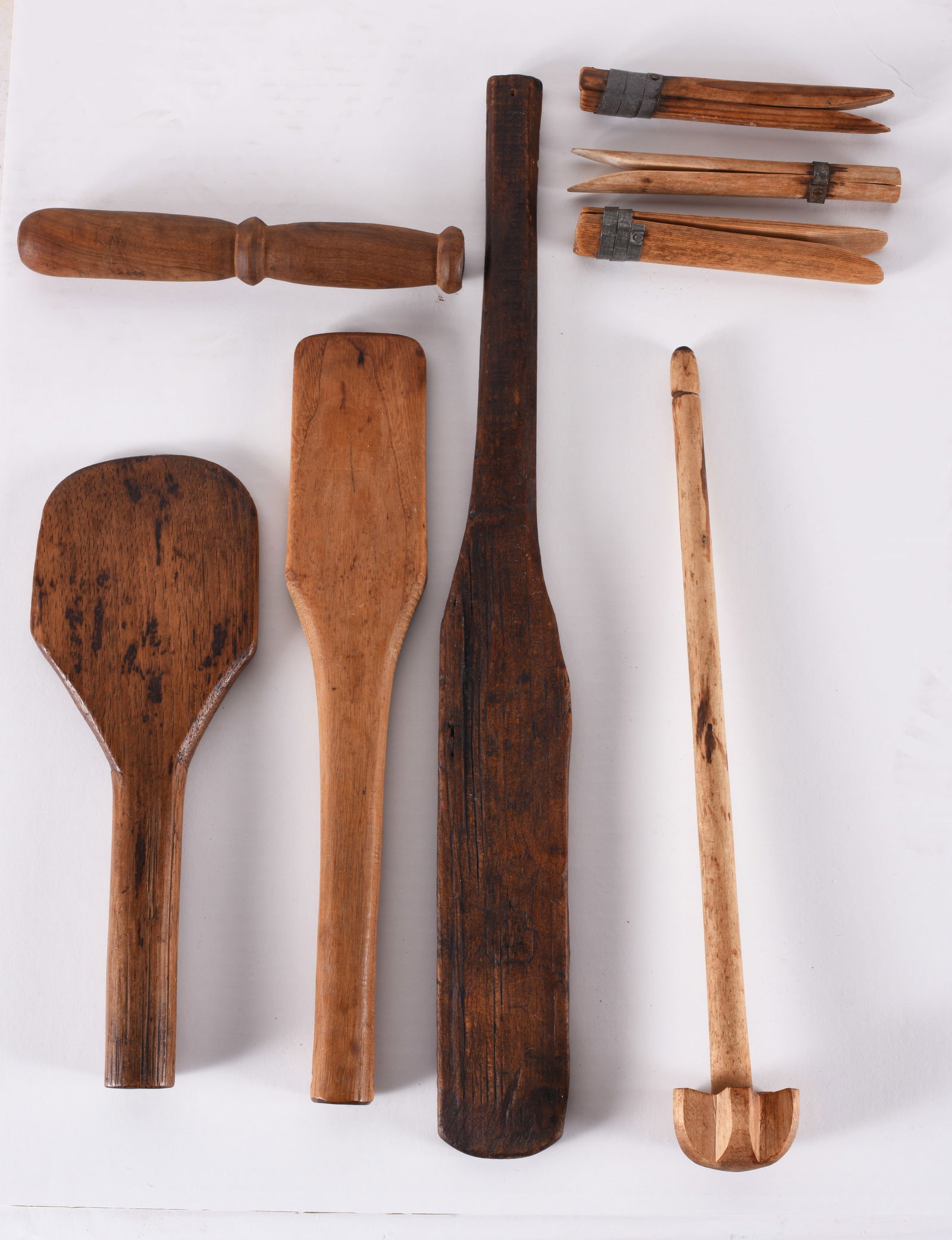 Early American Wooden Kitchen Items (1 of 1)