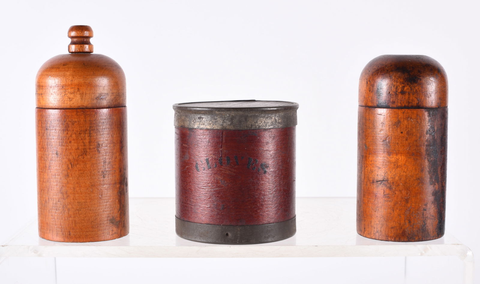 Treenware Turned Lidded Jars (1 of 3)