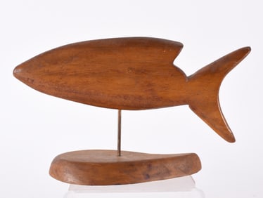 Primitive Wooden Carved Fish