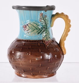 Majolica Pottery Pitcher