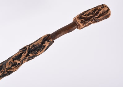 Folk Art Umbrella Cane