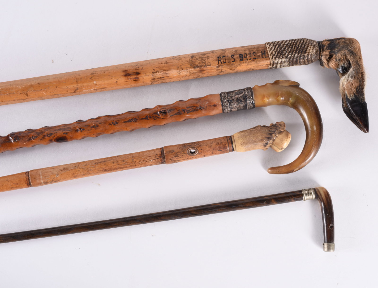 Antique Walking Stick Group (4) (1 of 5)