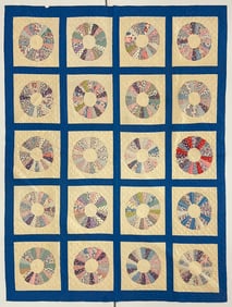 Early 20th Century American Textile Hand Made Quilt