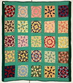 Early 20th Century American Textile Hand Made Quilt
