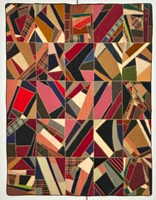 Early 20th Century American Textile Hand Made Quilt
