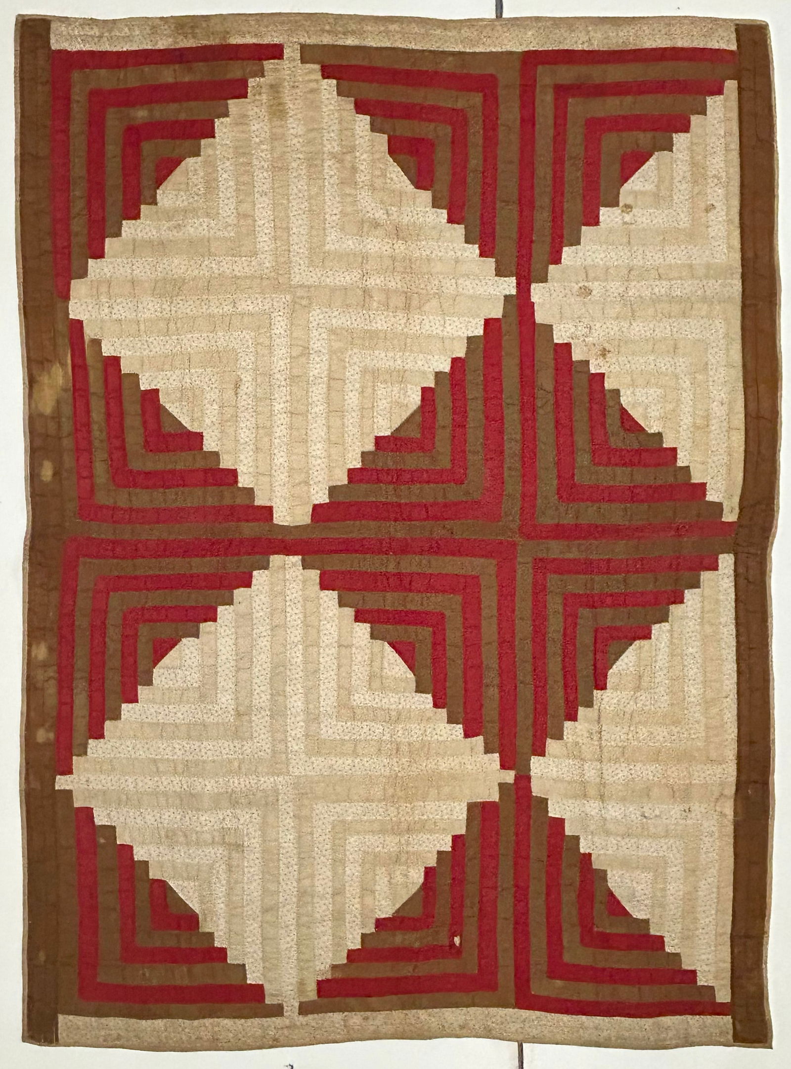 Early 20th Century American Textile Hand Made Quilt (1 of 5)