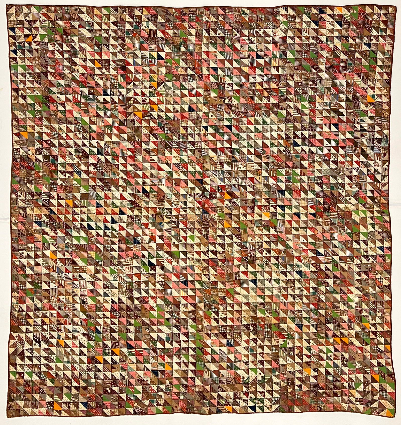 Early 20th Century American Textile Hand Made Quilt (1 of 5)
