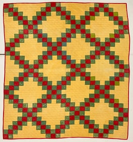 Early 20th Century American Textile Hand Made Quilt