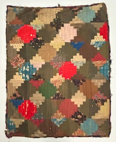 Early 20th Century American Textile Hand Made Quilt