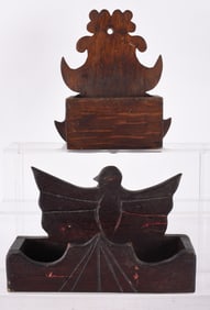 Carved Wall Hanging Spice Holder