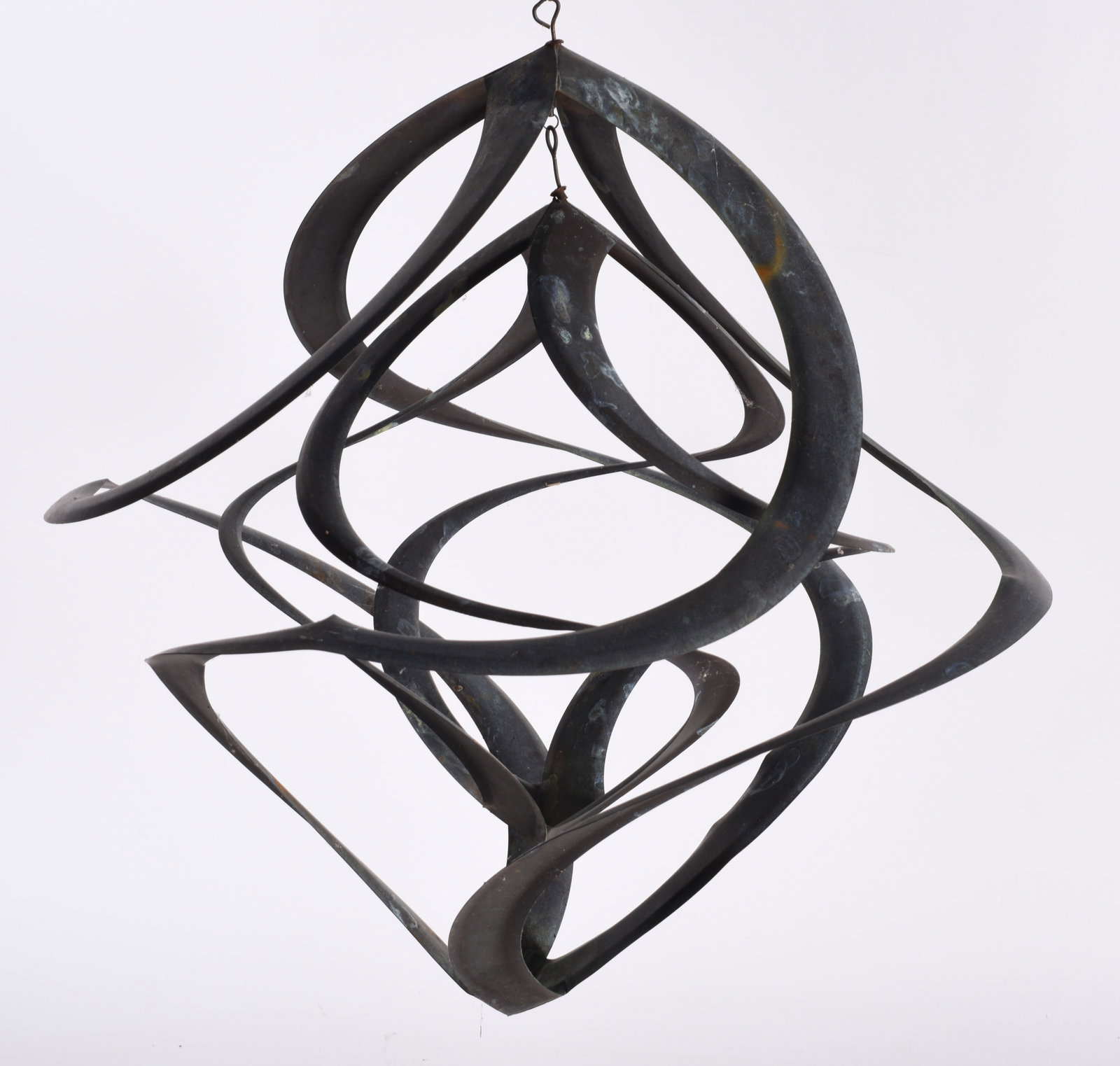 Chinese Bronze Wind Chime: 18" bronze, age uknown
