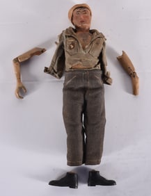 Wooden Carved Sailor ca. 1920