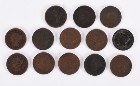 1850s Big Penny Collection (13)