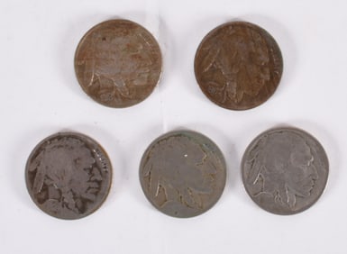 Buffalo Nickle Lot (4)