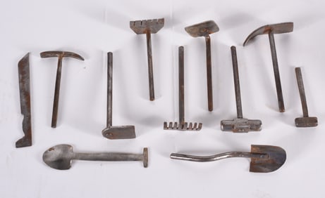 Miniature Hand Made Metal Tools