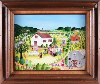 Sheila Burns Folk Art Painting