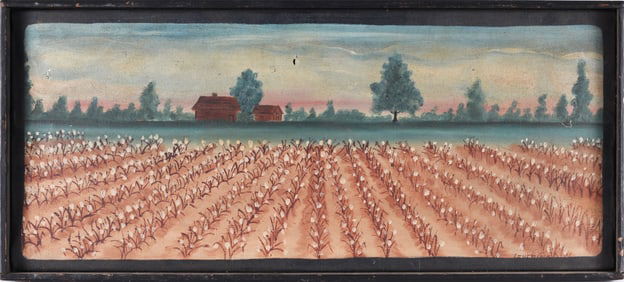 Painting on Canvas ca. 1920 signed