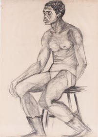 Alyce Rothlein Black Nude Paintings (3)