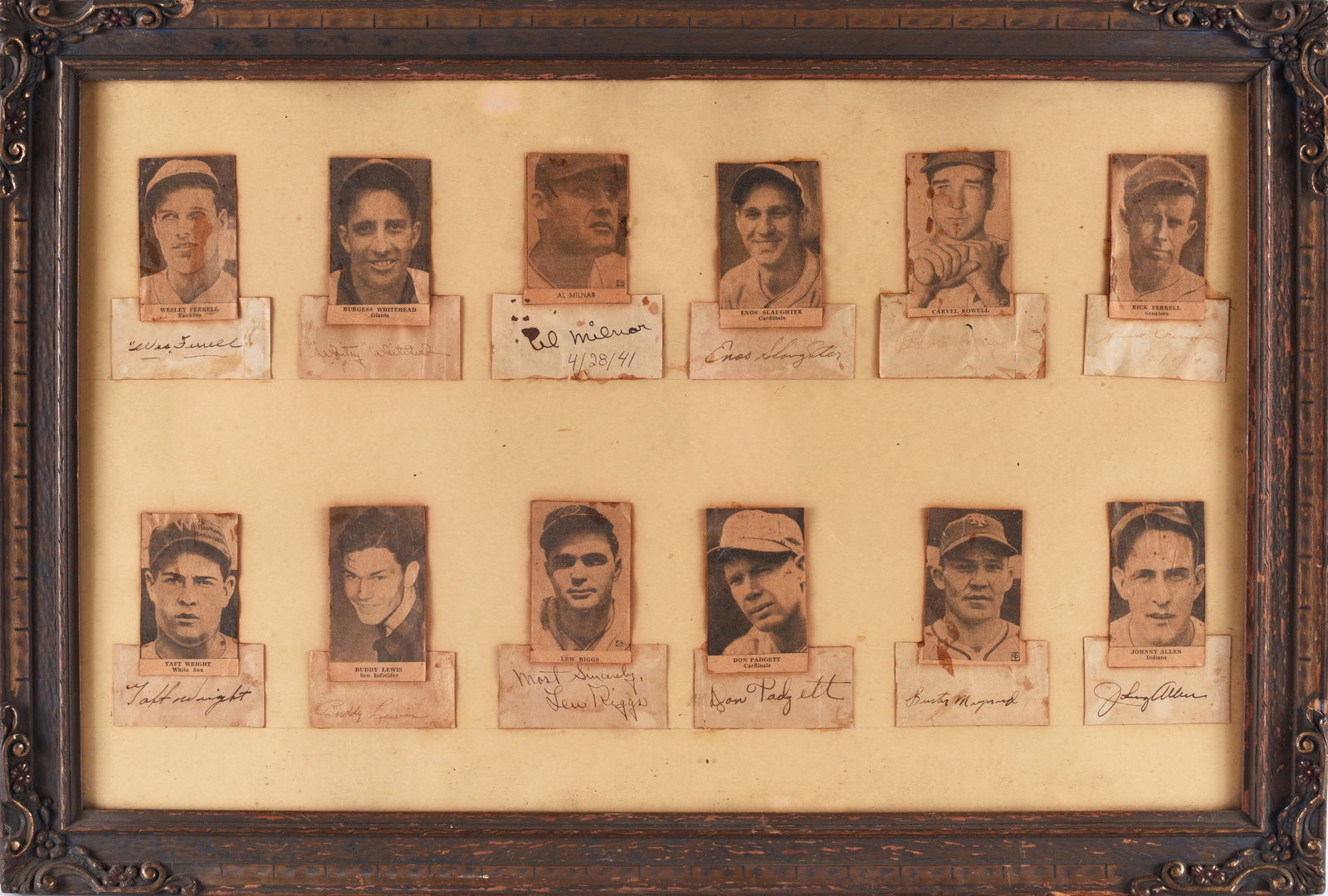 Important Baseball Signature Collection (1 of 6)