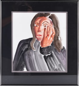 Painting on Paper Framed