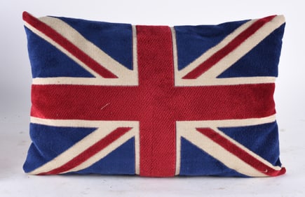 Brtian Flag Textile Pillow