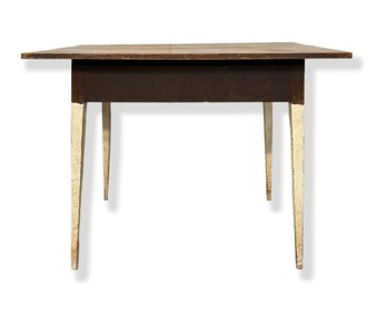 Tapered Leg Painted Table ca. 1840