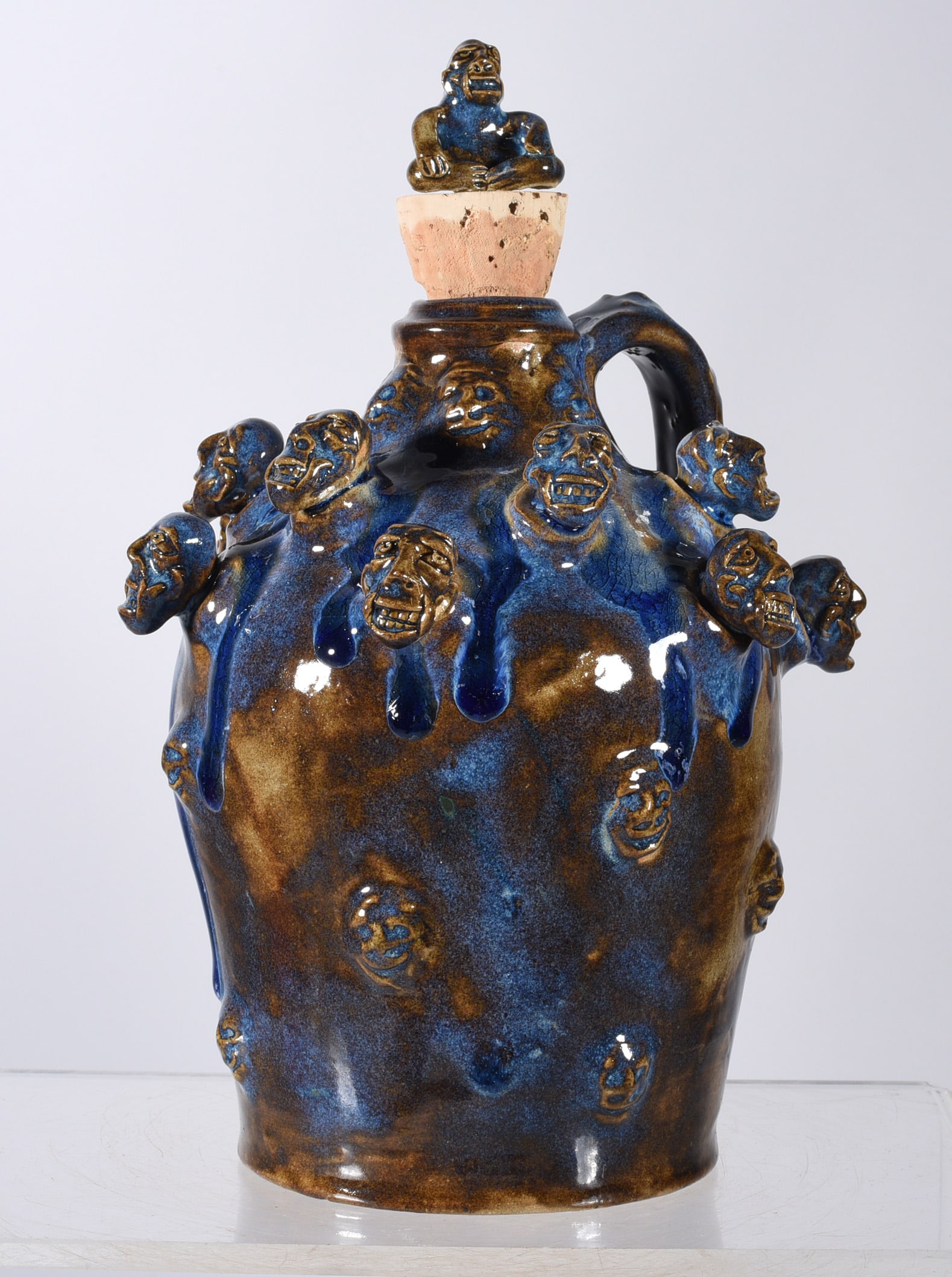 Stacy Lambert Folk Pottery jug (1 of 4)