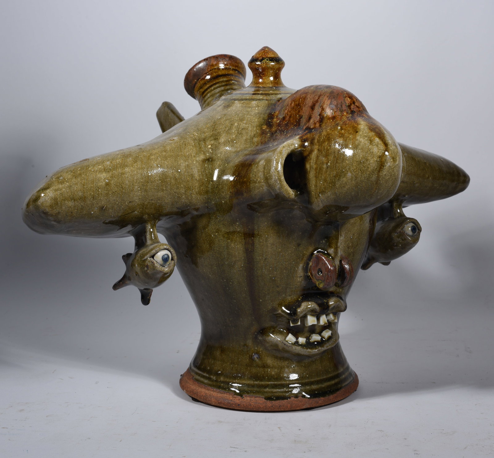 Mike Ball Face Jug Airplane (1 of 8)