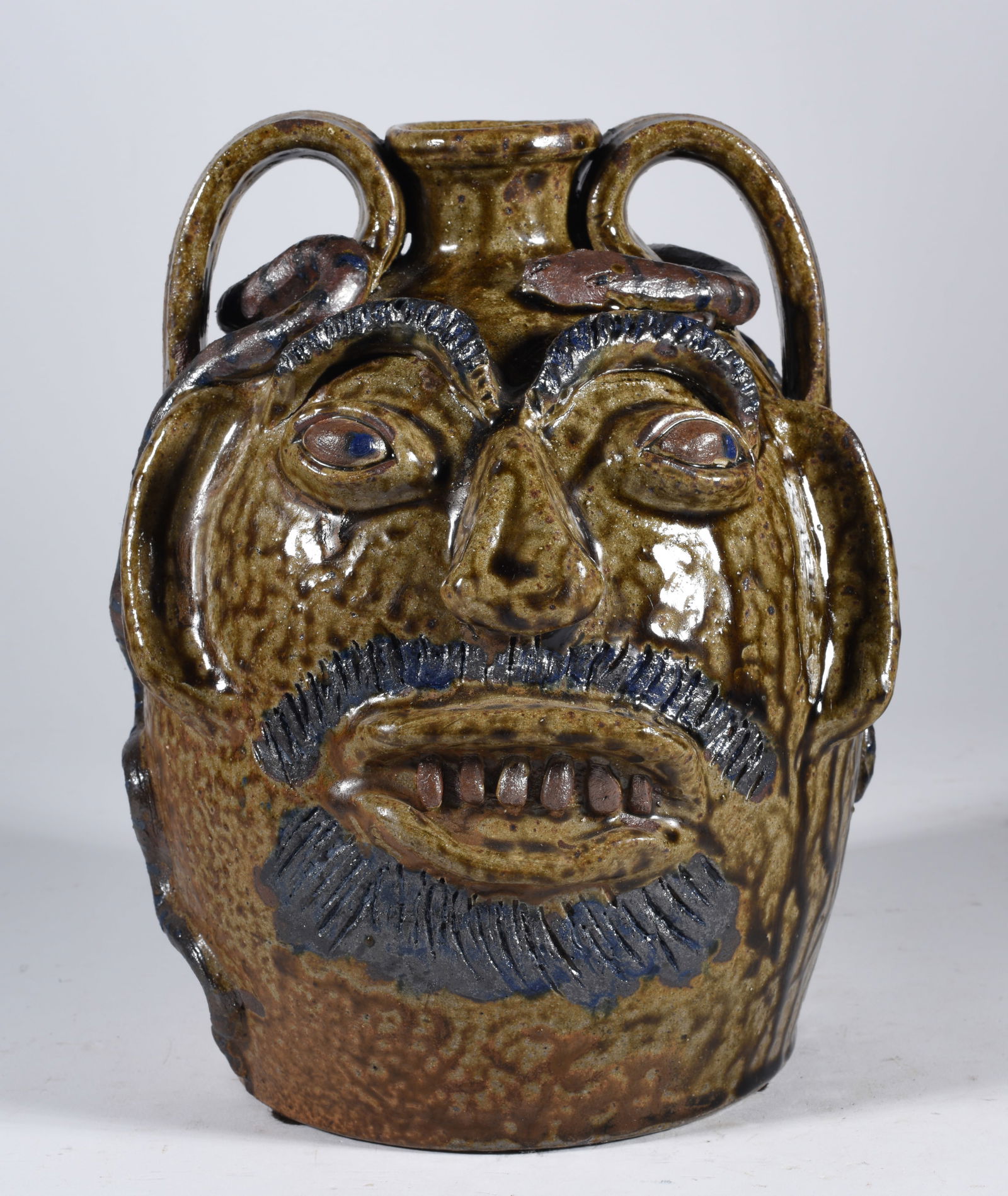 RARE Billy Ray Hussey and Charles Lisk Face Jug (1 of 7)