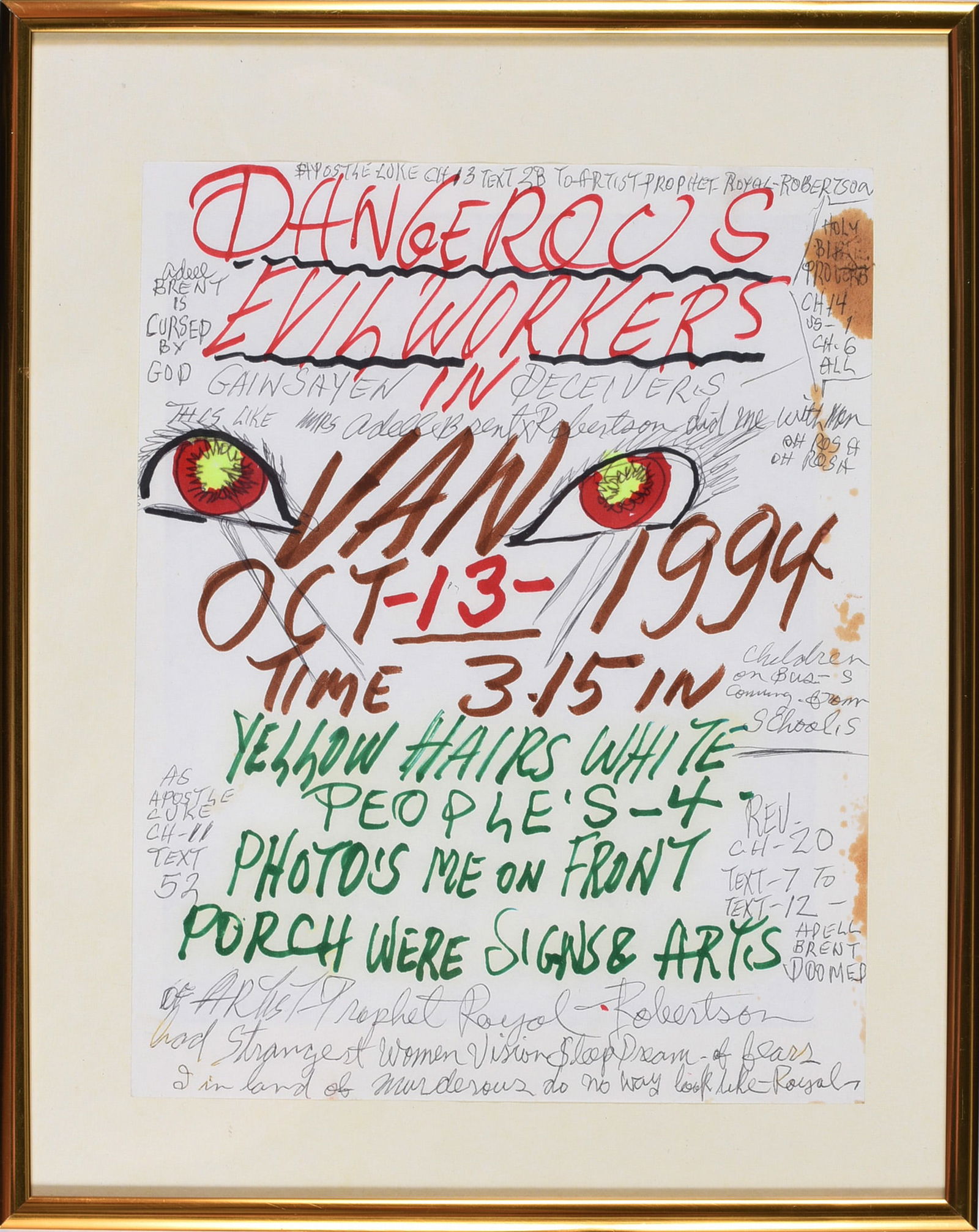 Prophet Royal Robertson Artwork (1 of 1)