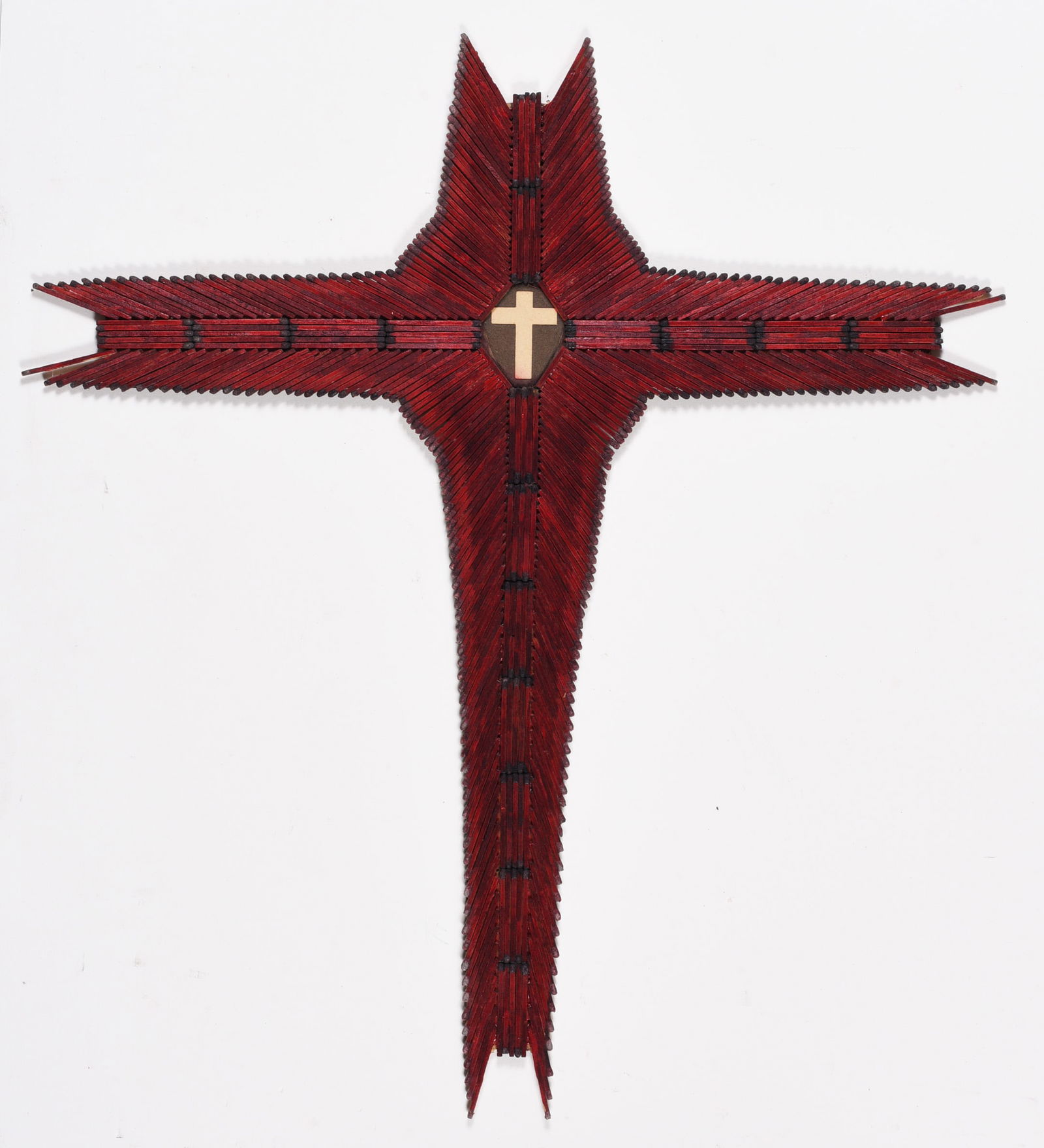 Prison Art Matchstick Cross (1 of 3)