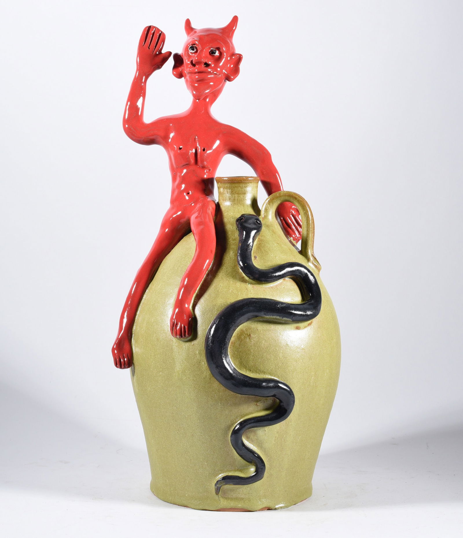 Marvin Bailey Devil Snake Jug (1 of 5)