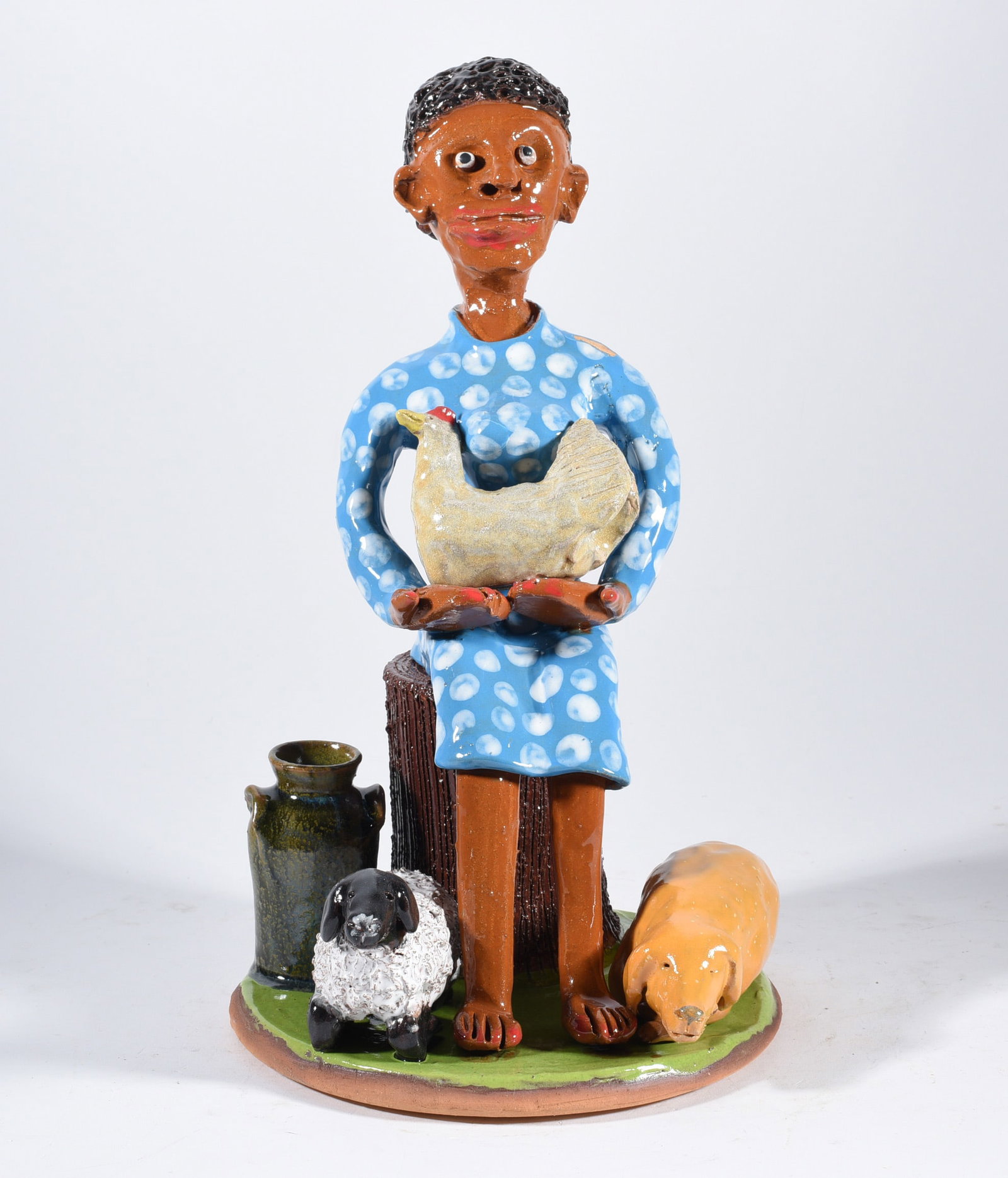 Marvin Bailey Pottery Figural Woman (1 of 5)