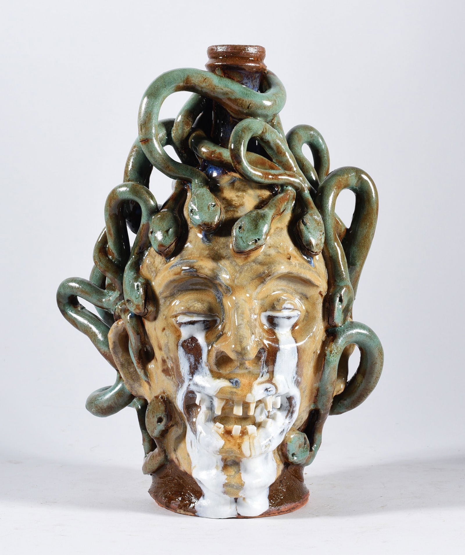 Marvin Bailey Medusa Face Jug (1 of 6)