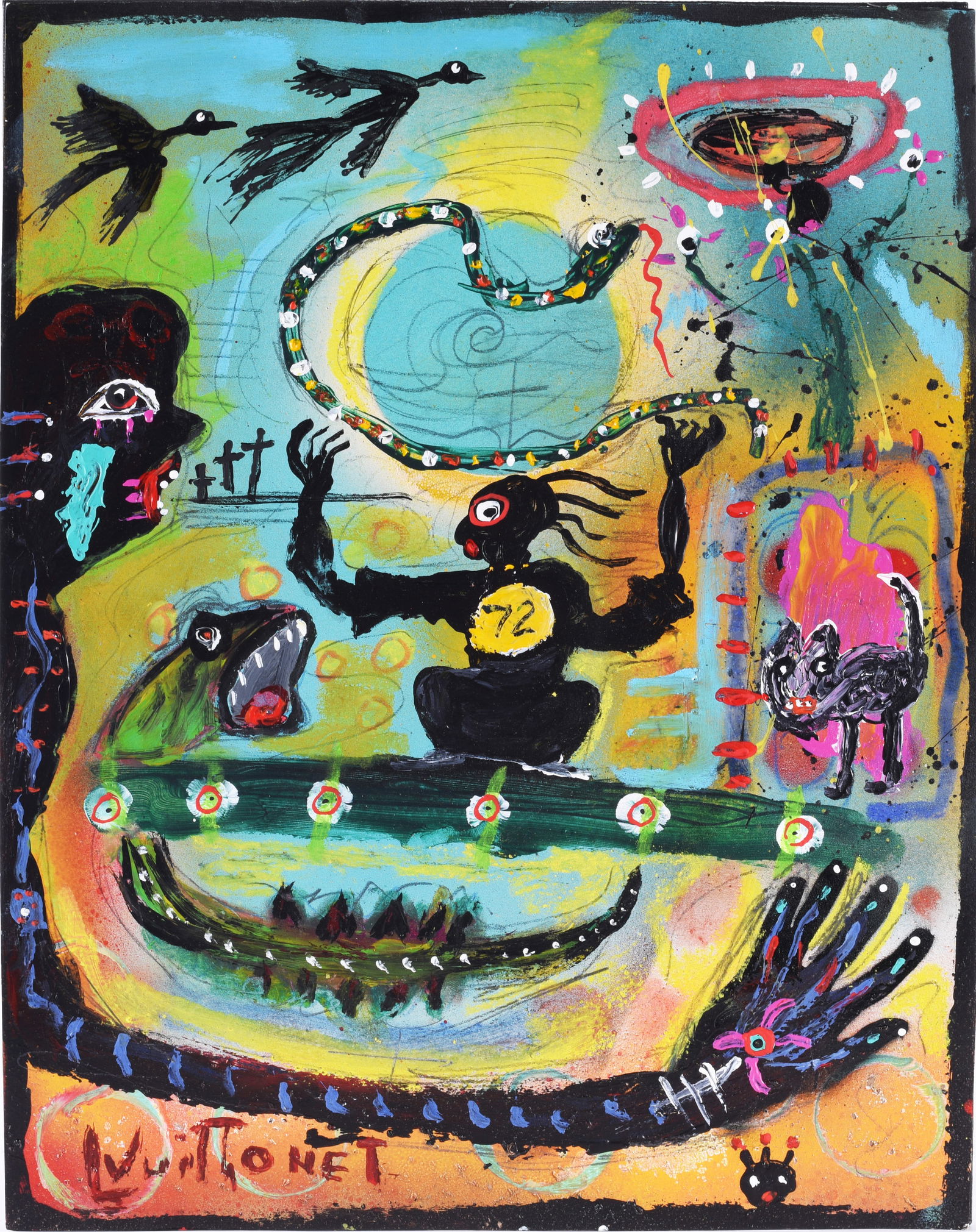 Louis Vuittonet Painting (1 of 2)