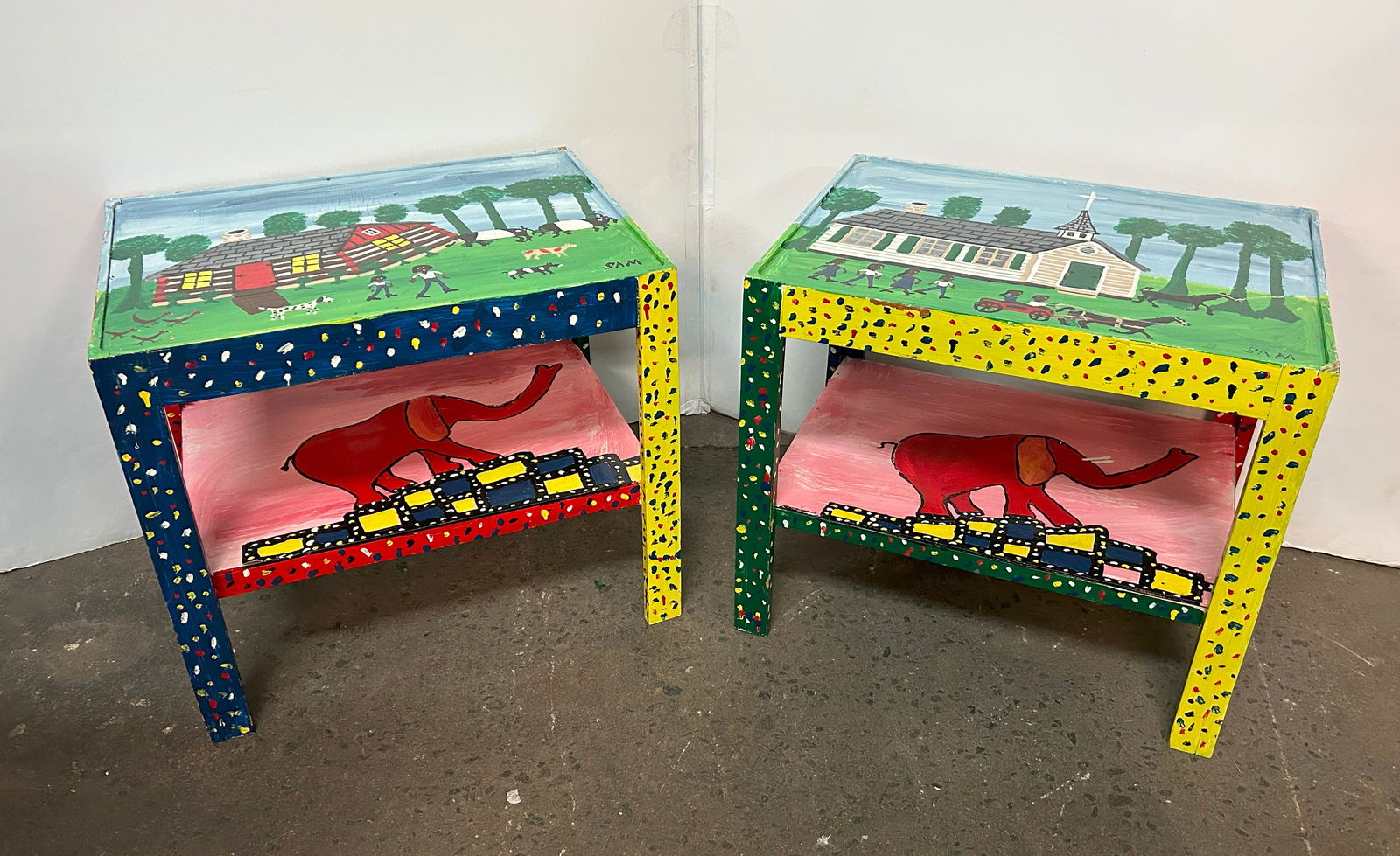 Sam The Dot Man End Tables (1 of 4)