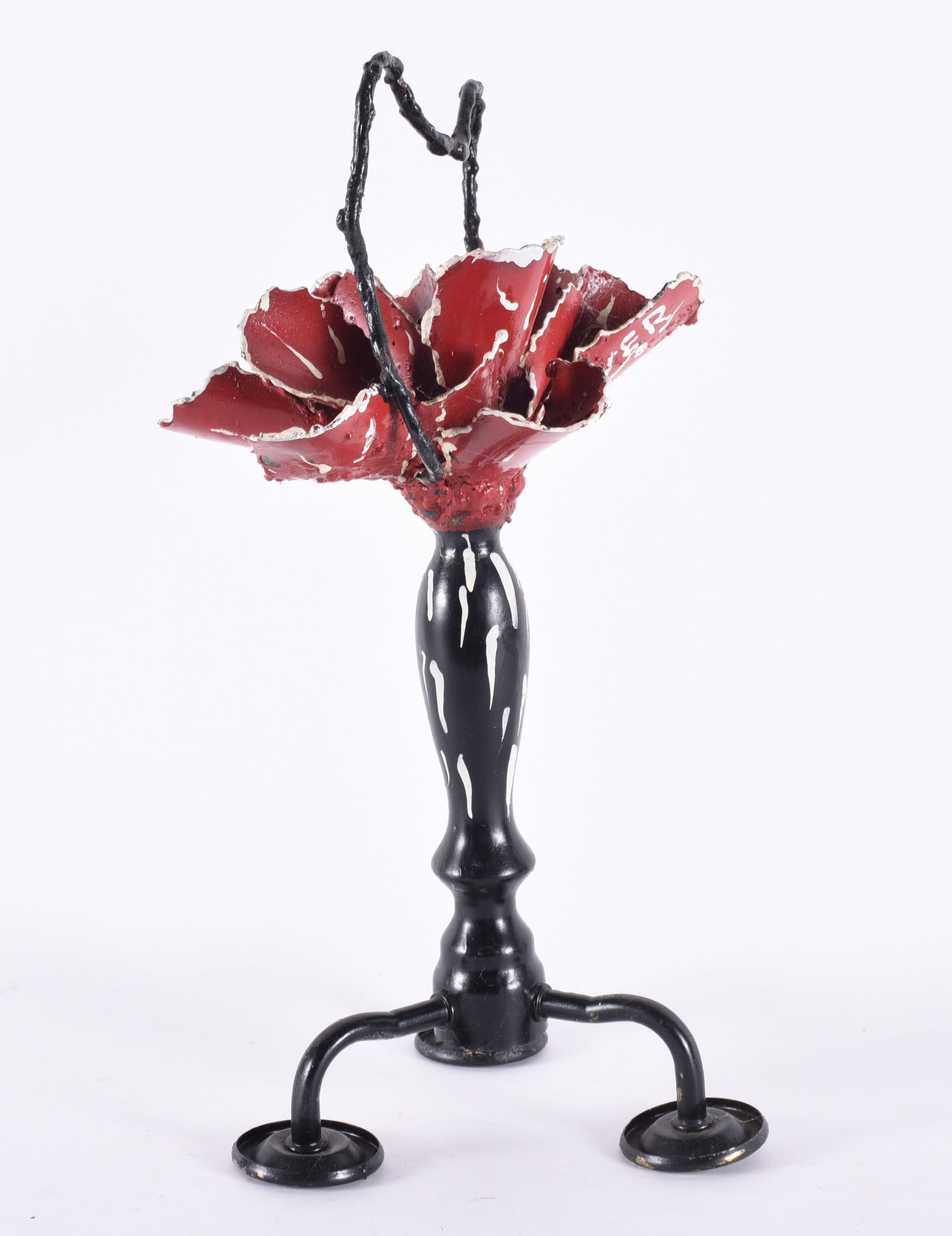 Willie Tarver (1932 - 2010): 14" African American artist, Willie Tarver of Wadley, GA is the son of a share-cropper, a welder, and self-taught artist. His unique sculptures and paintings are reactions to life in the South