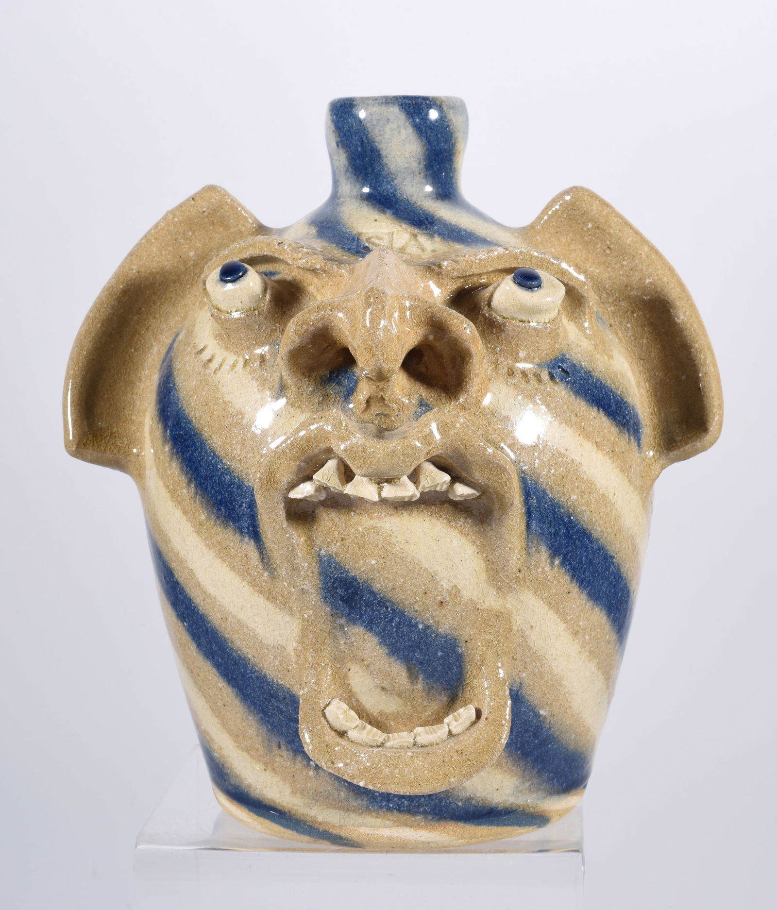 Steve Abee Swirl Face Jug (1 of 4)