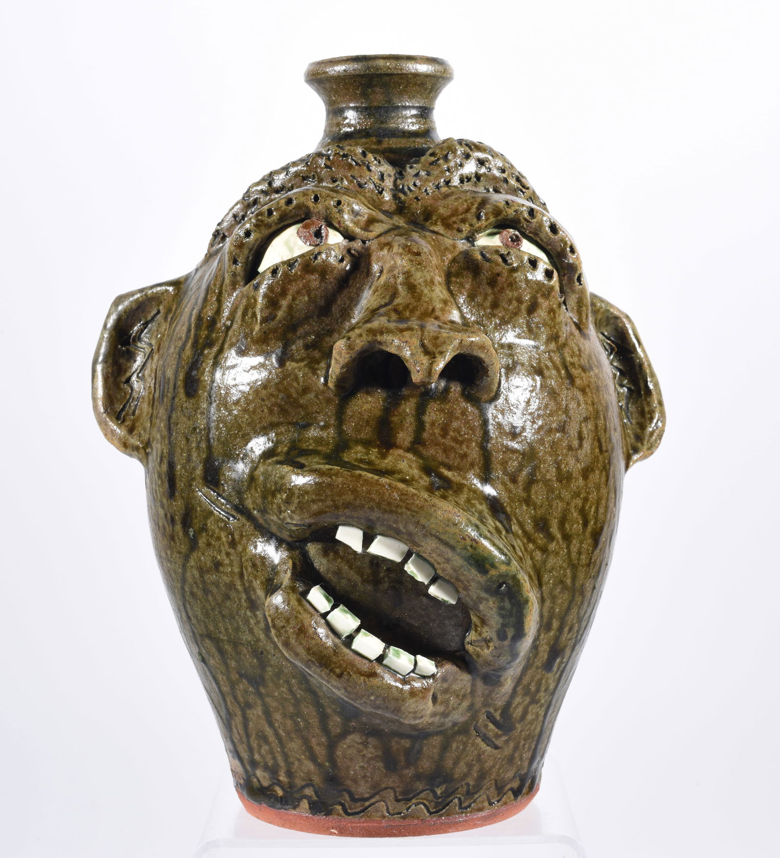 Terry King Seagrove NC Face Jug (1 of 5)