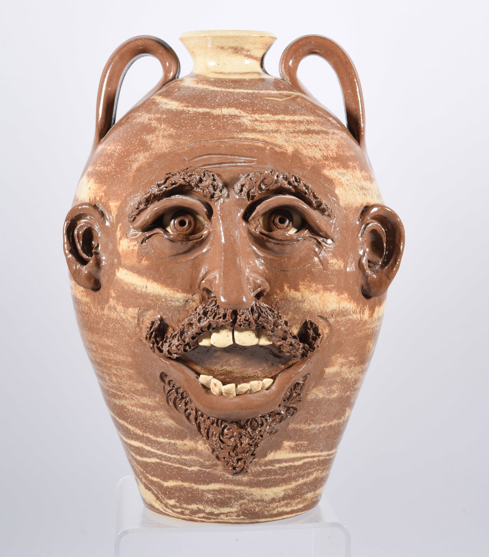 Sandy Cole Swirl Face Jug (1 of 5)