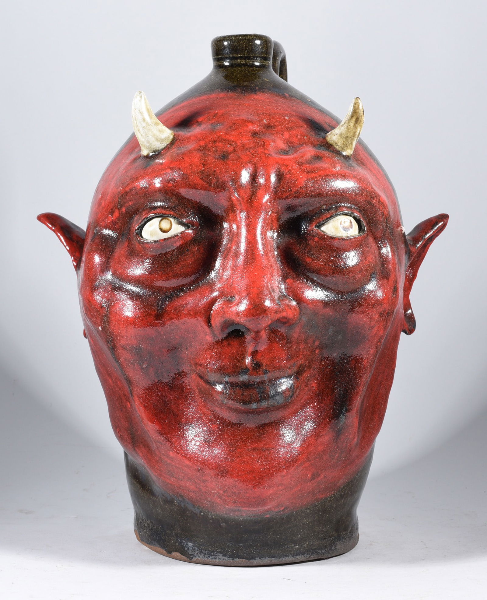Michel Bayne Devil Face Jug (1 of 5)