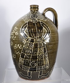 Michel Bayne Slip Decorated Jug