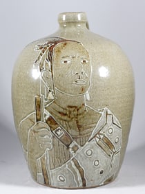 Michel Bayne Slip Decorated Jug