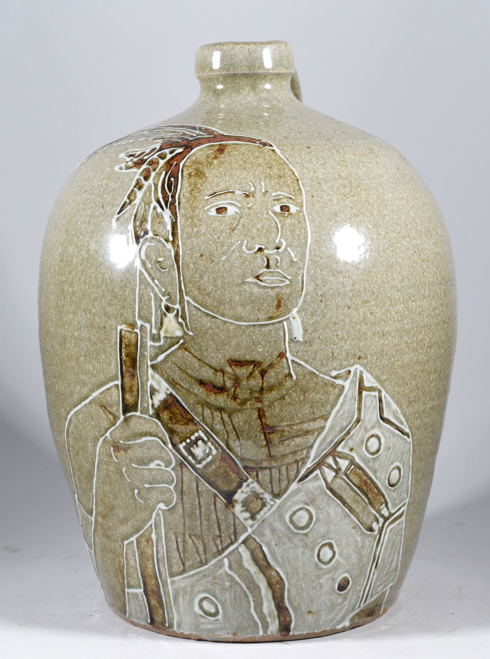 Michel Bayne Slip Decorated Jug (1 of 5)