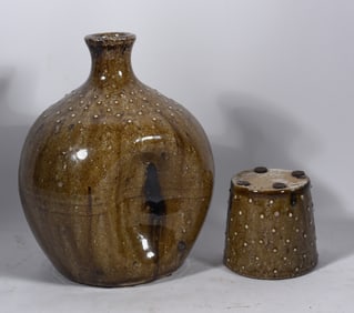 Mike Ball Pinch Bottle with Cup