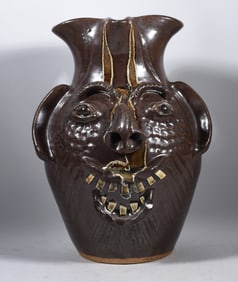 Charles Lisk Face Jug Pitcher