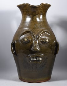 Charles Lisk Face Jug Pitcher