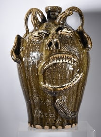 Steve Abee and AV Smith Double Face Jug